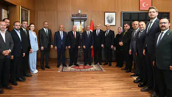 Başkan Görgel, Bakan Güler’i makamında ağırladı