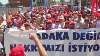 TİS görüşmelerinden sonuç alamayan Büyükşehir Belediyesi işçileri iş bıraktı