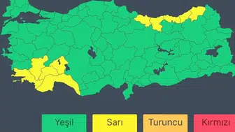 İçişleri Bakanlığından 10 il için sarı kodlu meteorolojik uyarı