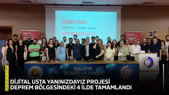 Dijital Usta Yanınızdayız Projesi deprem bölgesindeki 4 ilde tamamlandı