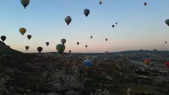 Yılın ilk yarısında 13 bin balon uçuşuyla 308 bin yolcu seyahat etti