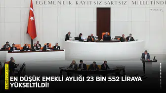 En düşük emekli aylığı 23 bin 552 liraya yükseltildi!