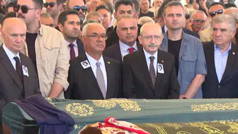 Eski CHP Genel Başkanı Deniz Baykal'ın eşi, son yolculuğuna uğurlandı