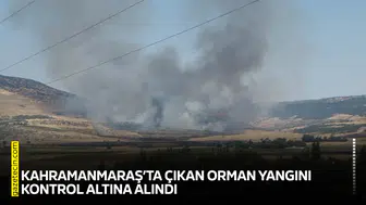 Kahramanmaraş’ta çıkan orman yangını kontrol altına alındı
