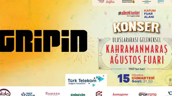 Rock müziğinin güçlü grubu Gripin Kahramanmaraş’a geliyor