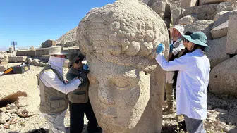 Nemrut’un dev heykellerine 5 yıllık koruma kalkanı