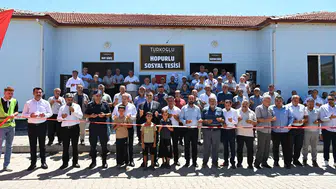 Türkoğlu'nda Hopurlu Mahallesi Taziye Evi ve Sosyal Tesisi hizmete açıldı