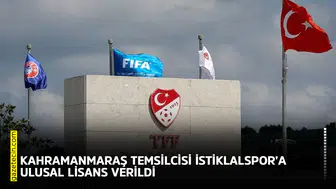 Kahramanmaraş temsilcisi İstiklalspor’a ulusal lisans verildi