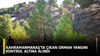 Kahramanmaraş'ta çıkan orman yangını kontrol altına alındı