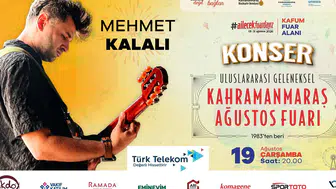 Ağustos Fuarı’nda 19 Ağustos’ta müzik ziyafeti yaşanacak