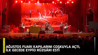 Ağustos Fuarı kapılarını coşkuyla açtı, ilk gecede Eypio rüzgârı esti