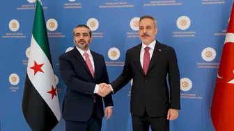 Dışişleri Bakanı Fidan, Suriye Dışişleri Bakanı Şeybani ile görüştü