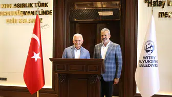 TDT Aksakallar Konseyi Başkanı Binali Yıldırım, Hatay'da!
