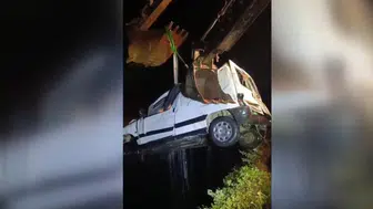 Sulama kanalına düşen kamyonette 1 kişi hayatını kaybetti