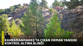 Kahramanmaraş'ta çıkan orman yangını kontrol altına alındı