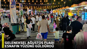 Geleneksel Ağustos Fuarı esnafın yüzünü güldürdü
