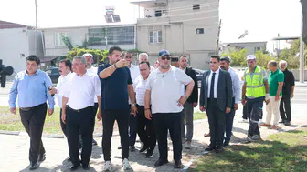 Başkan Akpınar Karaziyaret’te Prestij Sokak Projesini inceledi