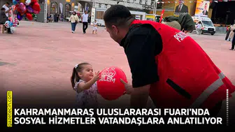 Kahramanmaraş Fuarı’nda sosyal hizmetler vatandaşlara anlatılıyor
