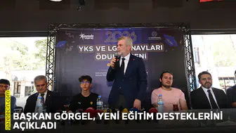 Başkan Görgel, yeni eğitim desteklerini açıkladı