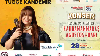 Ağustos Fuarı’nda sahne sırası Tuğçe Kandemir’in