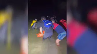 Debisi yükselen nehirde akıntıya kapılan 2 kardeşten biri öldü