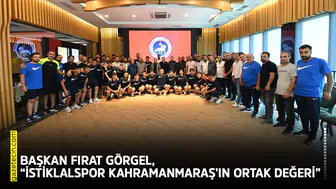 Başkan Görgel, “İstiklalspor Kahramanmaraş’ın ortak değeri”