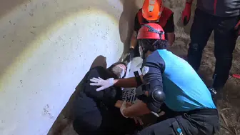 Deprem sonrası arama kurtarma ve tahliye tatbikatı yapıldı