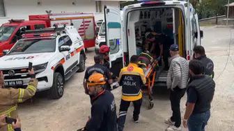 2 işçi inşaatın asansör boşluğuna düştü