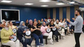 Gaziantepli kadınlar darbukayla hayatın ritmini değiştiriyor