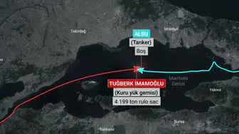 Silivri açıklarında iki gemi çarpıştı! 10 denizci kayıp