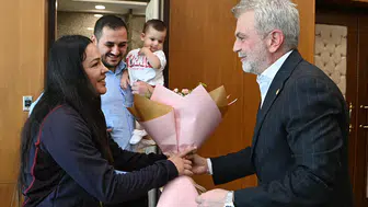 Başkan Görgel, Milli Şampiyon Safiye Temizdemir’i ağırladı