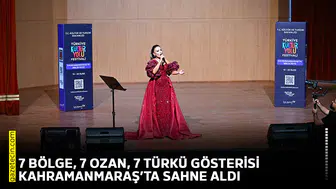 7 bölge, 7 ozan, 7 türkü gösterisi Kahramanmaraş’ta sahne aldı