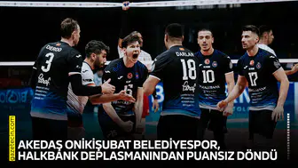 Akedaş Onikişubat Belediyespor, Halkbank deplasmanından puansız döndü