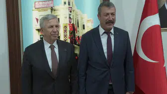 ABB Başkanı Yavaş, TESK Başkanı Yiğiner ile görüştü