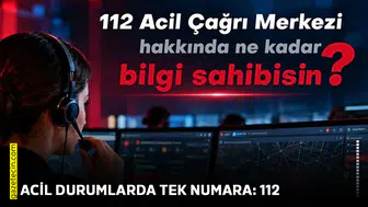 Acil durumlarda tek numara: 112