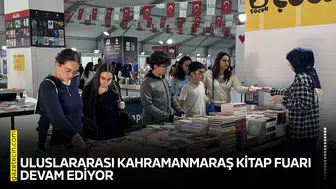 Uluslararası Kahramanmaraş Kitap Fuarı devam ediyor