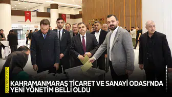 Kahramanmaraş Ticaret ve Sanayi Odası’nda yeni yönetim belli oldu