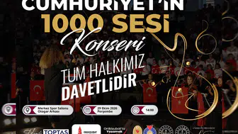Onikişubat Belediyesi’nden Cumhuriyet’in 103. yılına 1300 sesli dev konser