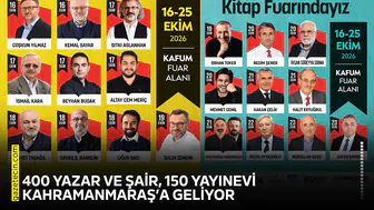400 yazar ve şair, 150 yayınevi Kahramanmaraş’a geliyor