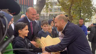 ⁠İlim Yayma Vakfı Mütevelli Heyeti Başkanı Erdoğan, öğrencilerle buluştu