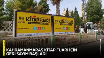 Kahramanmaraş Kitap Fuarı için geri sayım başladı