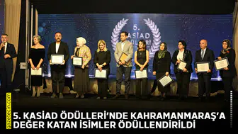 5. KASİAD Ödülleri’nde Kahramanmaraş’a değer katan isimler ödüllendirildi
