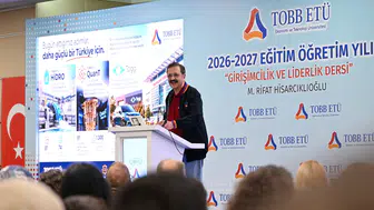 Hisarcıklıoğlu, Girişimcilik ve Liderlik dersinde öğrencilere seslendi