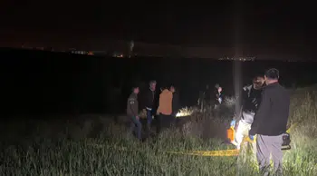 Tarlada boğazından kesik ceset bulundu