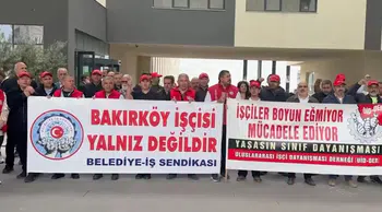 Bakırköy Belediyesindeki işten çıkarmalar protesto edildi