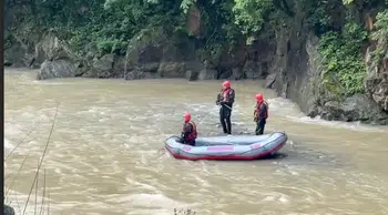 Akıntıya kapılarak kaybolan kişiyi arama çalışmaları devam ediyor