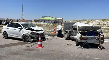 Kayseri'de iki otomobilin çarpıştığı kazada 1 kişi öldü