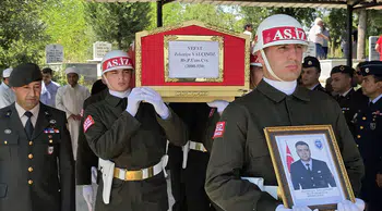 Kalp krizi sonucu yaşamını yitiren uzman çavuşa Osmaniye'de veda