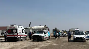 Dülük Tünel inşaatında iskele çöktü!