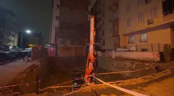 Bahçelievler'de çökme riski oluşan 2 apartman boşaltıldı